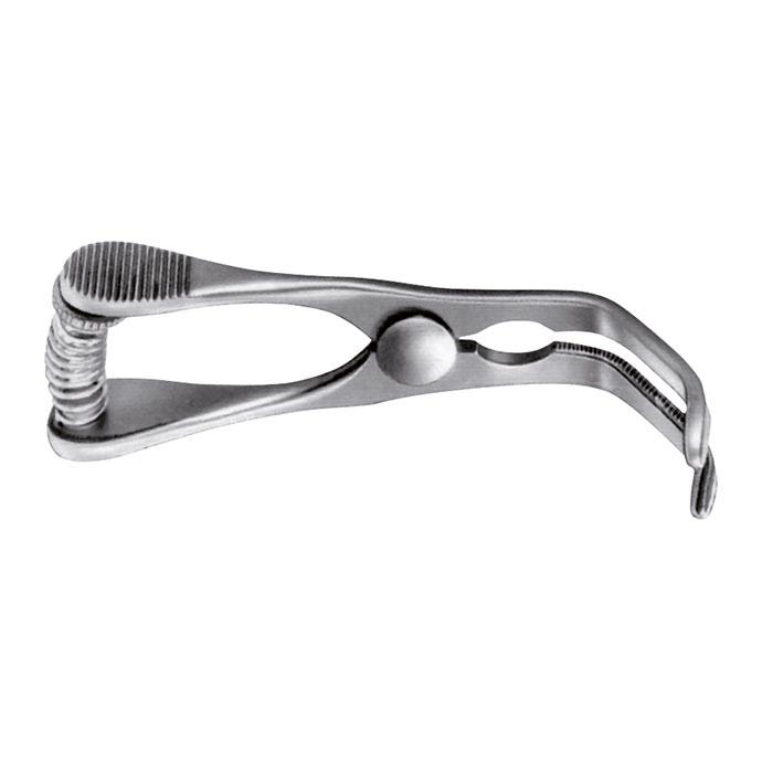 DE BAKEY-SATINSKY Затискач бульдог; вигнутий; атравматичний; 7,0см, Tontarra Medizintechnik GmbH